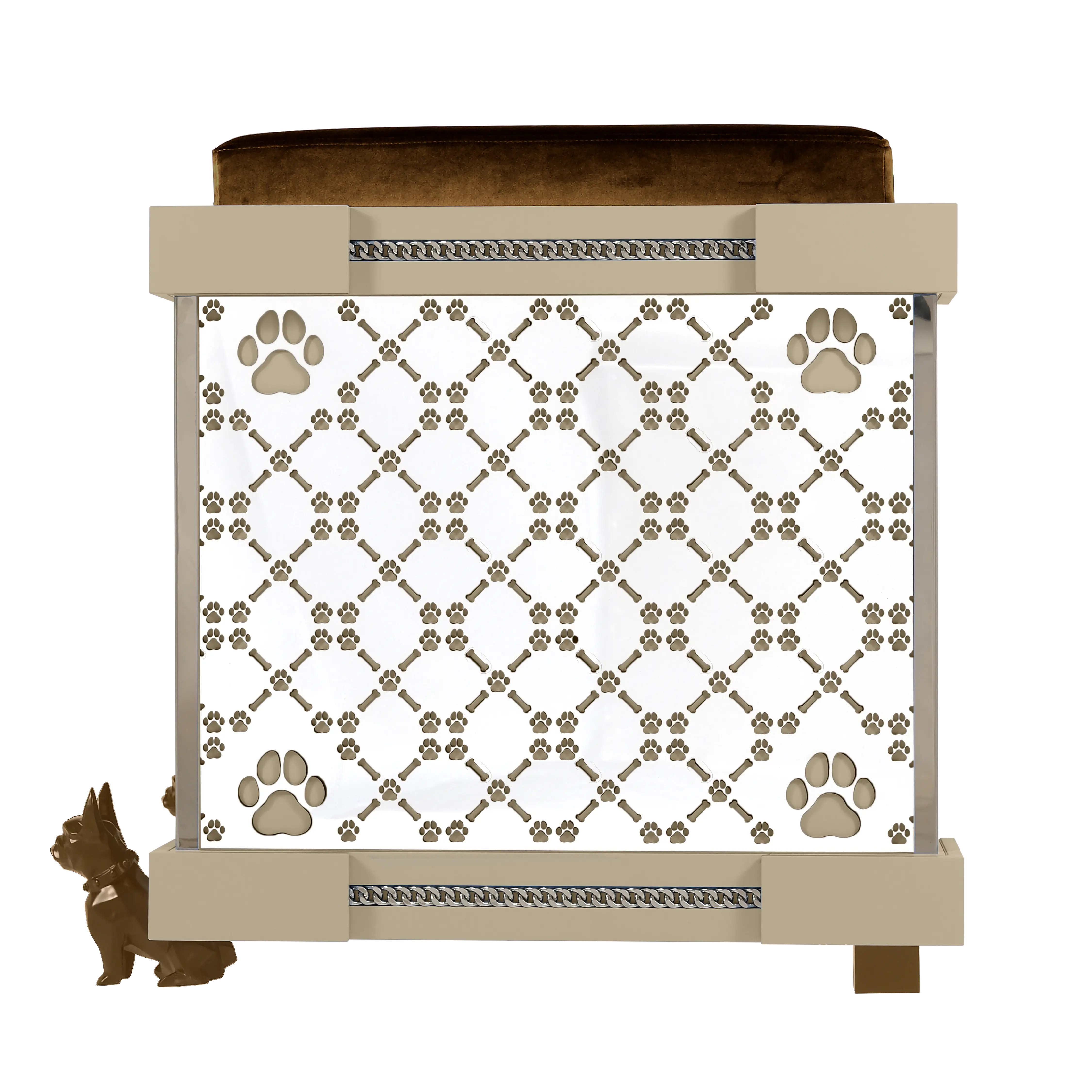 Bespoke nursery elevation of the Bobby Boy dog kennel house with ultra sleek detailing.