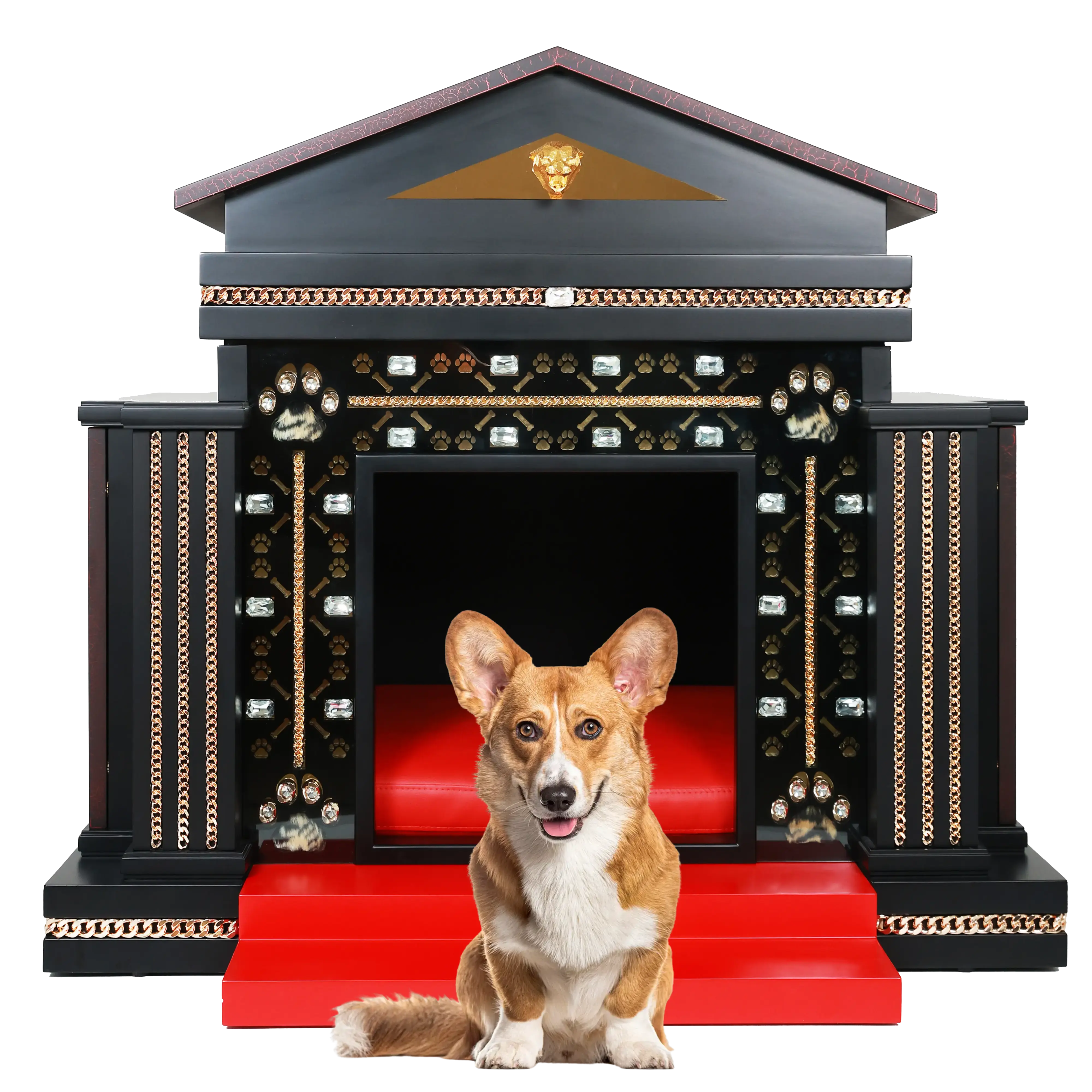 The Star Small dog kennel in an ultra sleek Hollywood Star edition.