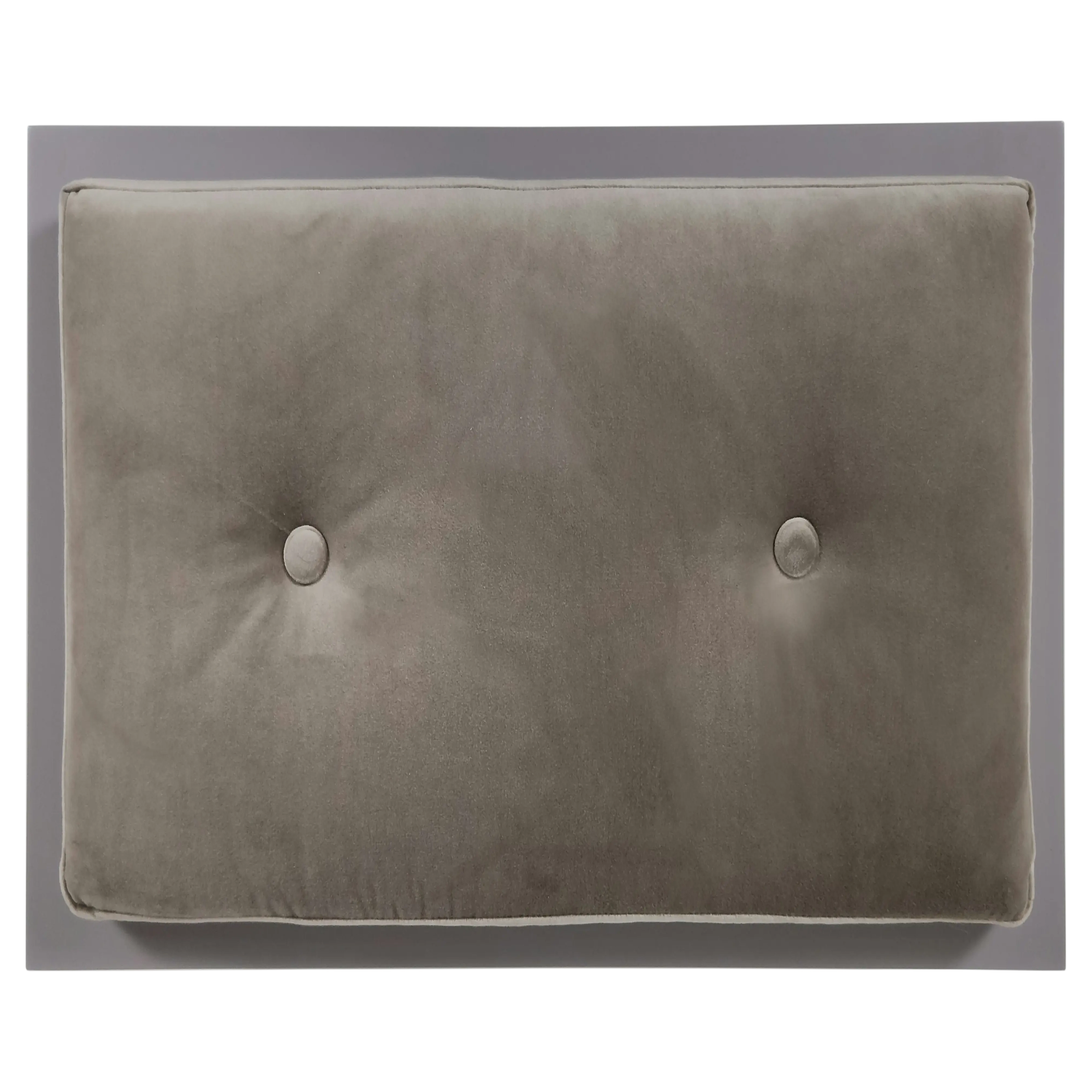 Top view of FUROAR Tom Medium pet furniture showing the luxury of the velvet mattress