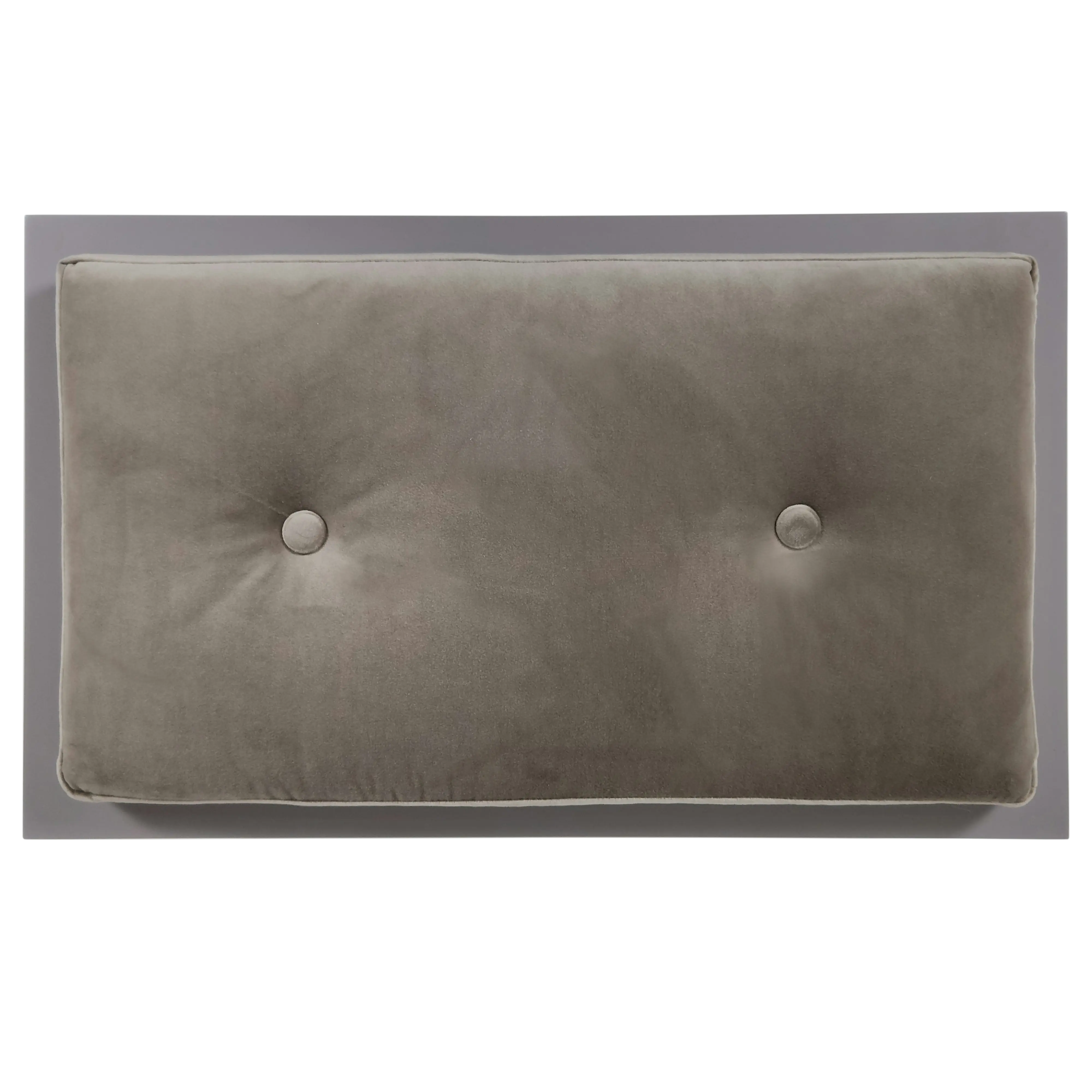 Top view of FUROAR Tom Small pet furniture showing the luxury of the velvet mattress