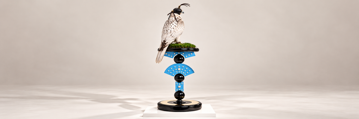 FUROAR Royal Falcon & Eagle Perch Collection featuring luxury designer perches with architectural forms, refined detailing and sculptural finishes.