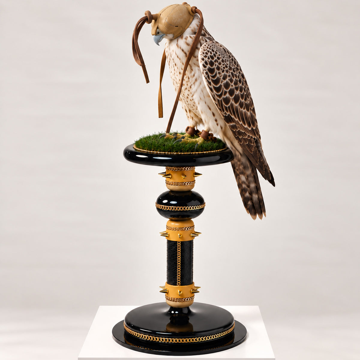 falcon perched on EMPERATRIX falcon perch 