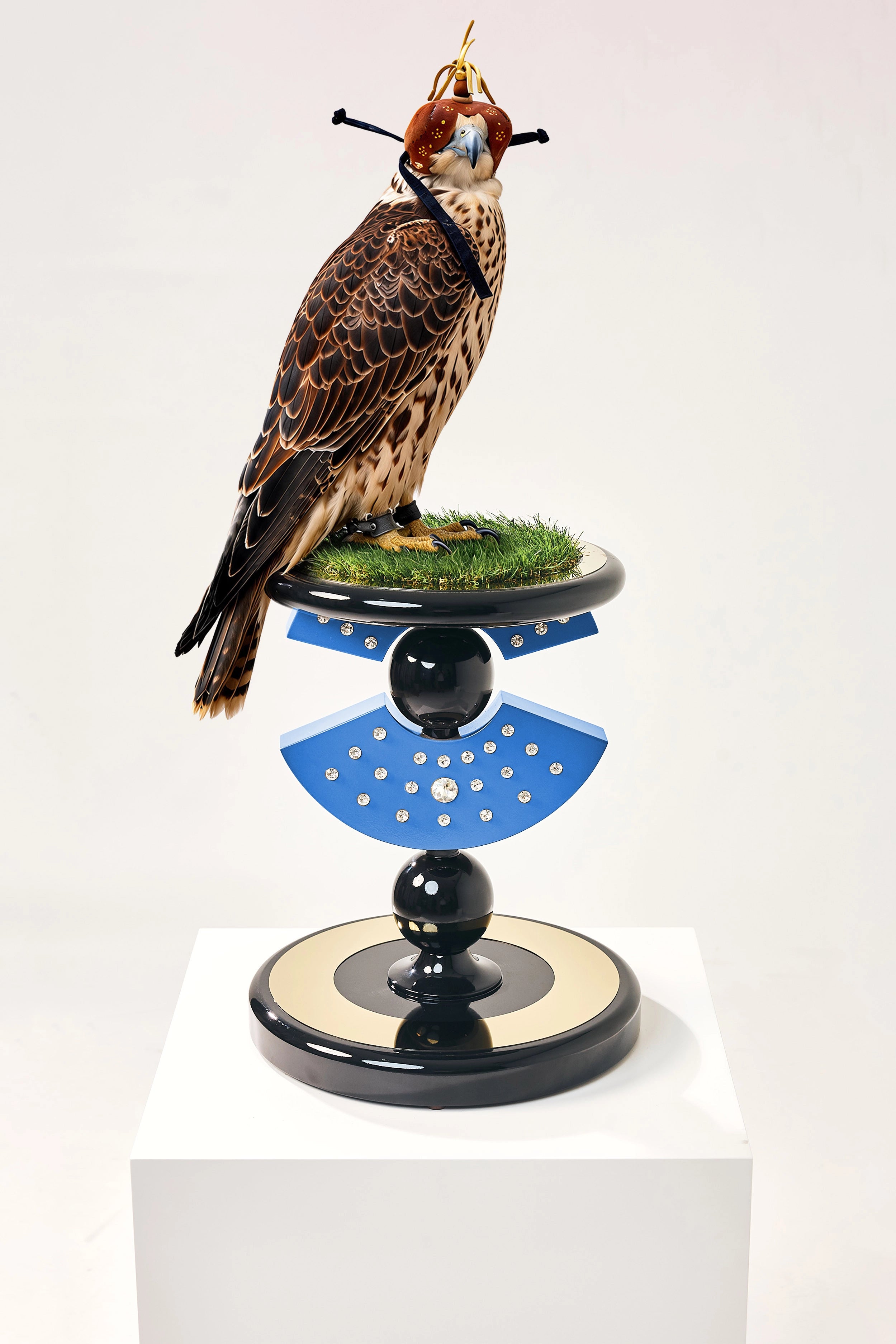 ZANOBIAR— The Legendary  Queen Falcon Perch