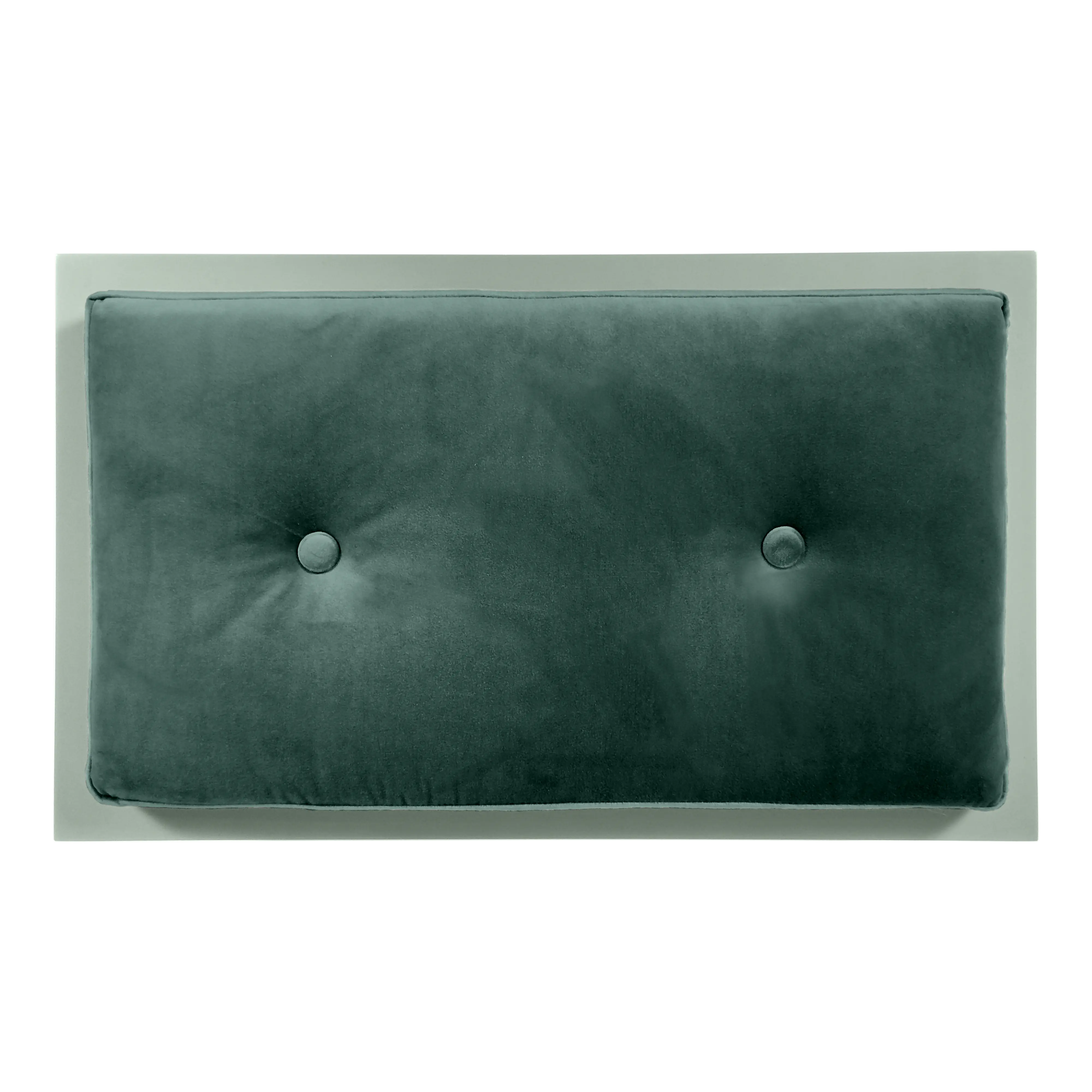 Top view of FUROAR Ivy Small pet furniture showing the luxury of the velvet mattress