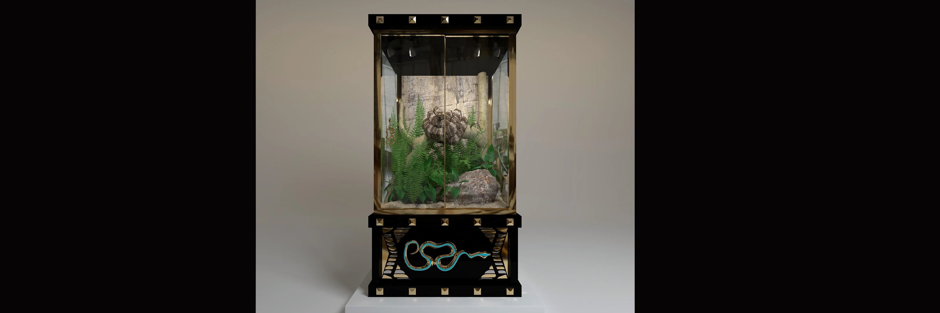 FUROAR Jungle collection — bespoke luxury reptile enclosures inspired by nature's most primal environments