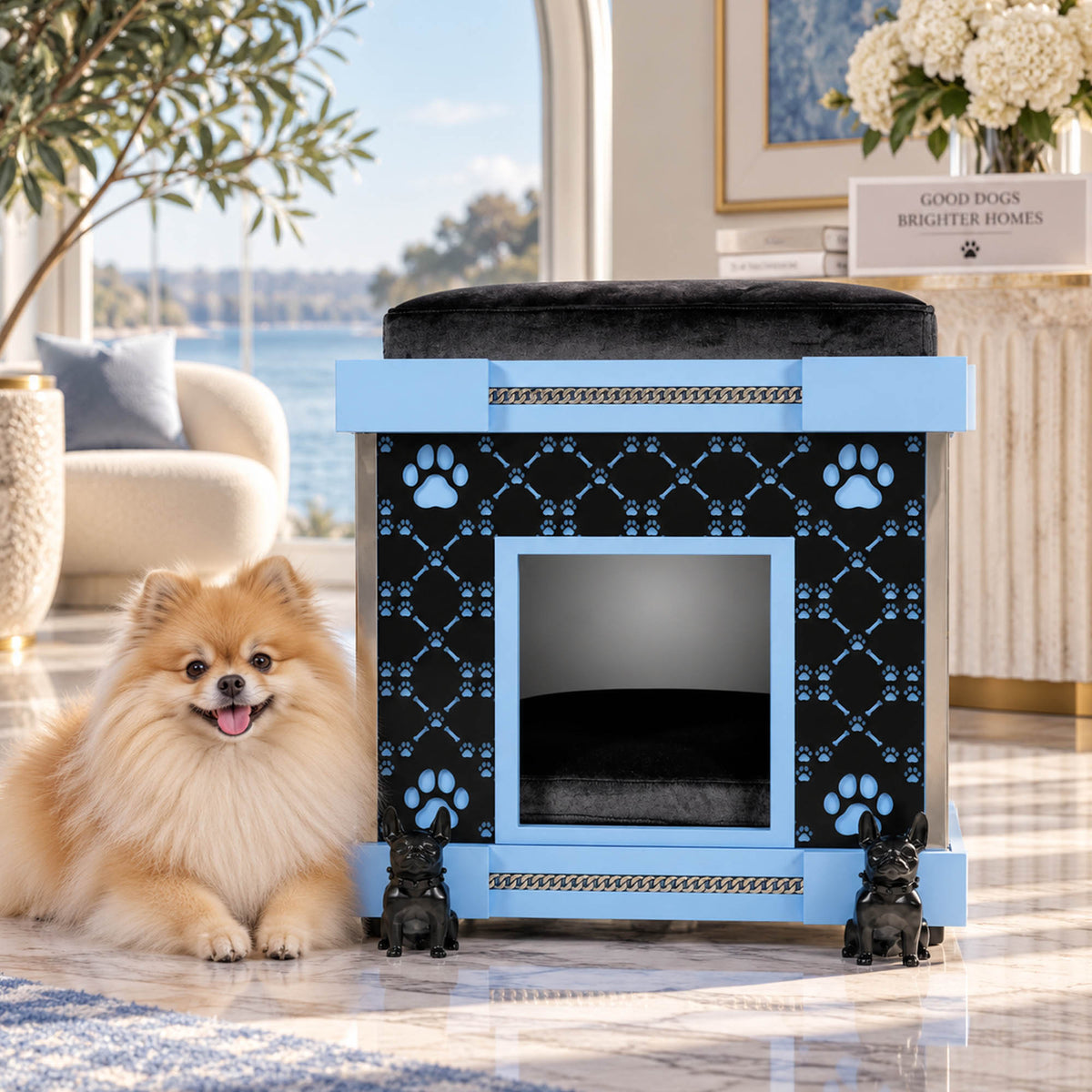 FUROAR small  junior puppy play dog kennel 
