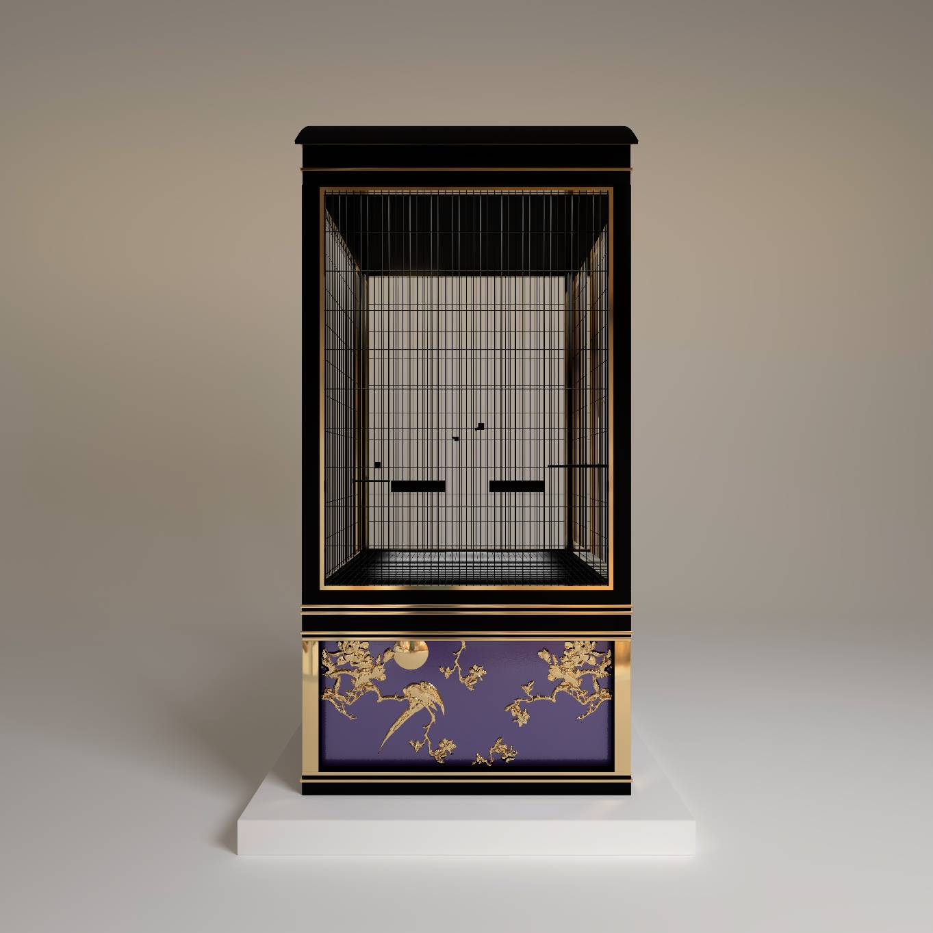 Le Boudoir luxury bird sanctuary by FUROAR side elevation graceful proportions and royal craftsmanship 