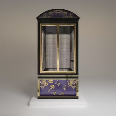 Royal luxury bird cages and aviaries by FUROAR, combining refined craftsmanship, majestic architecture and sophisticated living spaces for exceptional birds.