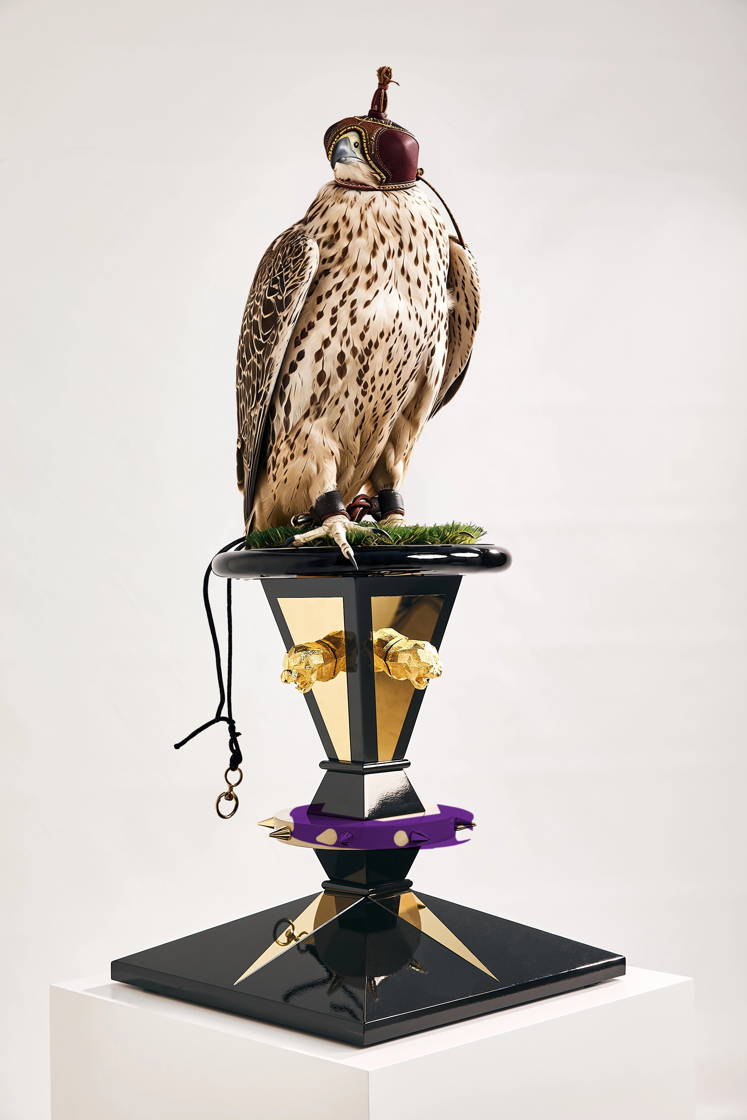 VALENOR — The Imperial Crown Falcon Perch